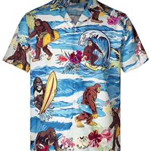 51pNYAasQlL.jpg Funny Mens Hawaiian Shirts Short Sleeve Button Up Beach Summer Button Down Hawaiian Shirt for Men Women