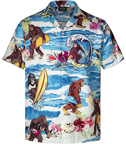 51pNYAasQlL.jpg Funny Mens Hawaiian Shirts Short Sleeve Button Up Beach Summer Button Down Hawaiian Shirt for Men Women