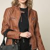 51q8LI6xFdL.jpg Women's Faux Leather Moto Biker Jacket Coat with Removable or Non-Removable Hood