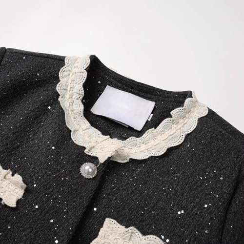 51qENVKI-L.jpg Set Female Winter Short Jacket Pleated Skirt Two-Piece Set