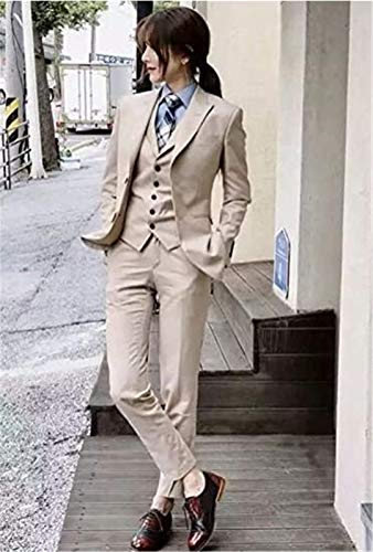 51tKnhKkGXL.jpg Autumn Women Suits 3 Piece Slim Fit Suits Set for Business Office Lady Blazer Jacket Vest Pants