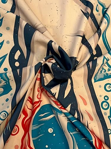 51vPowMOsTL.jpg Men's Hawaiian Shirt Button Down Funny Printed Casual Short Sleeve Summer Beach Shirts