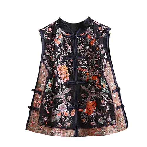 51vgUNSbHL.jpg traditional chinese women vest flower embroidery cotton linen elegant oriental suit