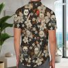 51vmQvGJoeL.jpg Mens Halloween Hawaiian Shirt, Horror Friends Shirts for Men Women Short Sleeve