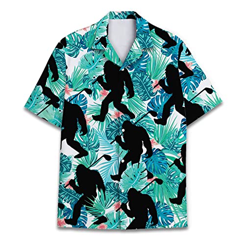 51wDiRuW96L.jpg Hawaiian Shirt for Men Aloha Vintage Mens Hawaiian Shirts Short Sleeve Button Down Shirt Men