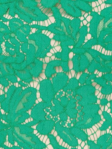 51y4Z4LFMxL.jpg Women's Lace Midi Flounce Dress