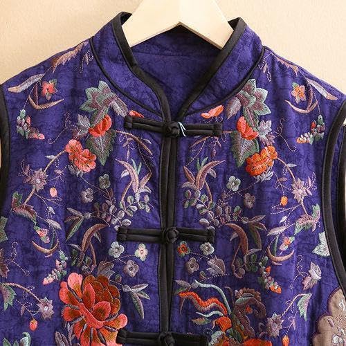 61C85OCoIYL.jpg traditional chinese women vest flower embroidery cotton linen elegant oriental suit