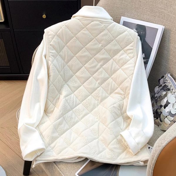 61FsgzeIsjL.jpg New-Chinese style vest for women, autumn and winter retro suit, Chinese vest, sleeveless wear, thickening