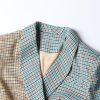 71KNcxXVPcL.jpg Women's Skirt Suit Spring Autumn Checkered Blazer Belted A Line Skirt 2 Piece Set for Women